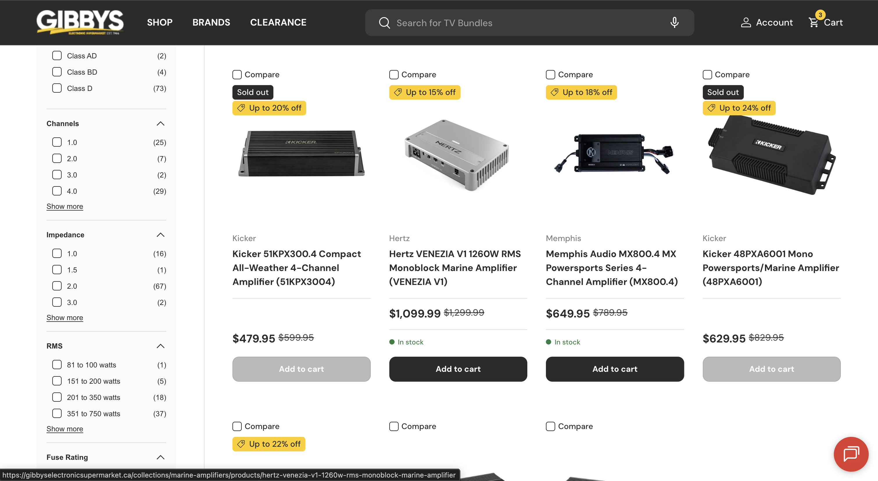 Gibbys Electronic Supermarket desktop screenshot 7