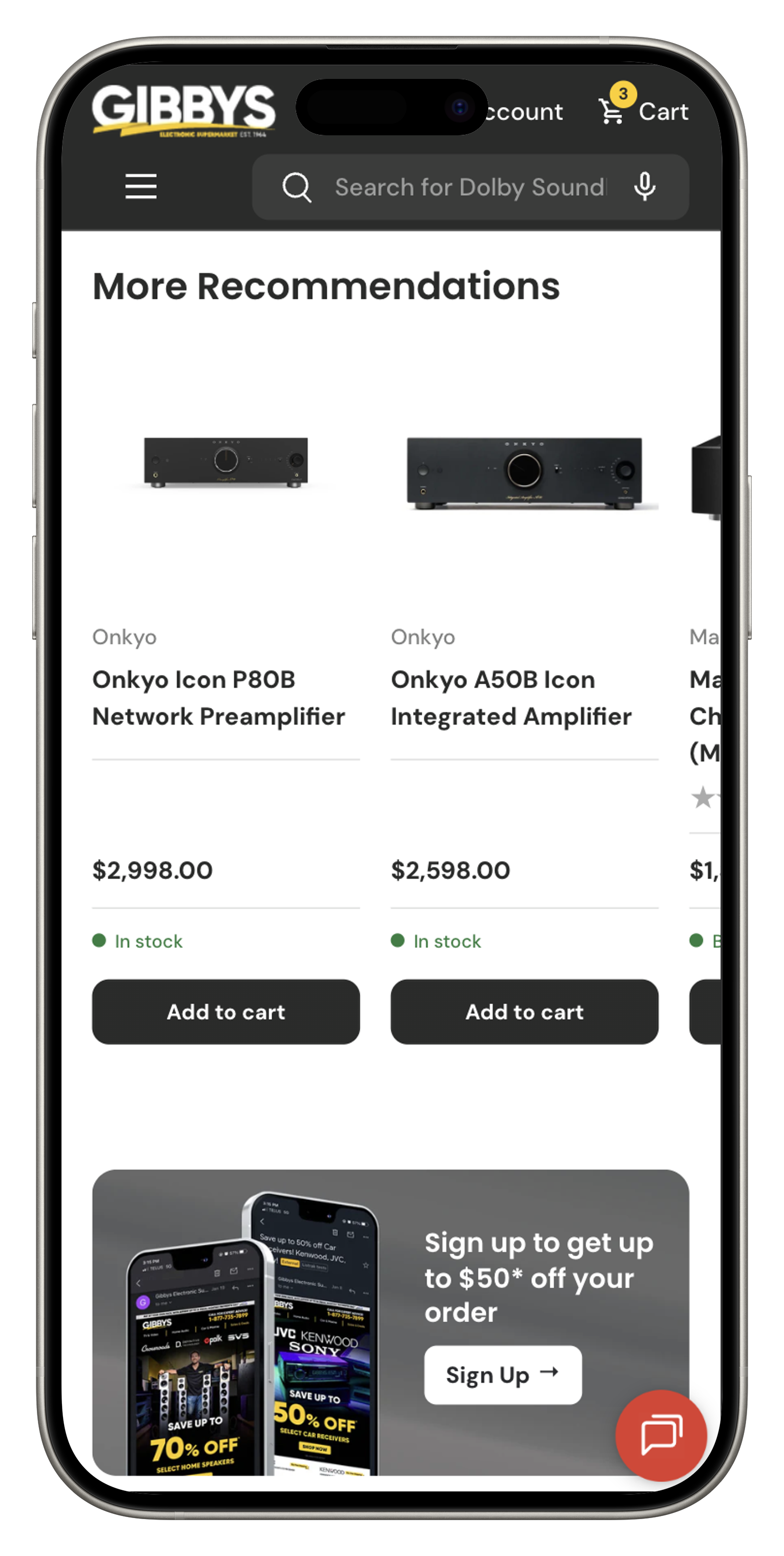 Gibbys Electronic Supermarket mobile screenshot 2